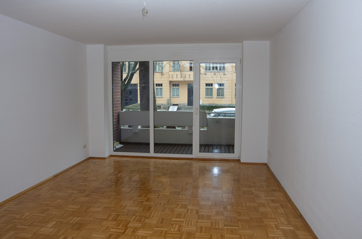 Wohnen und Balkon