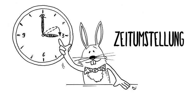 Zeitumstellung am 29.3